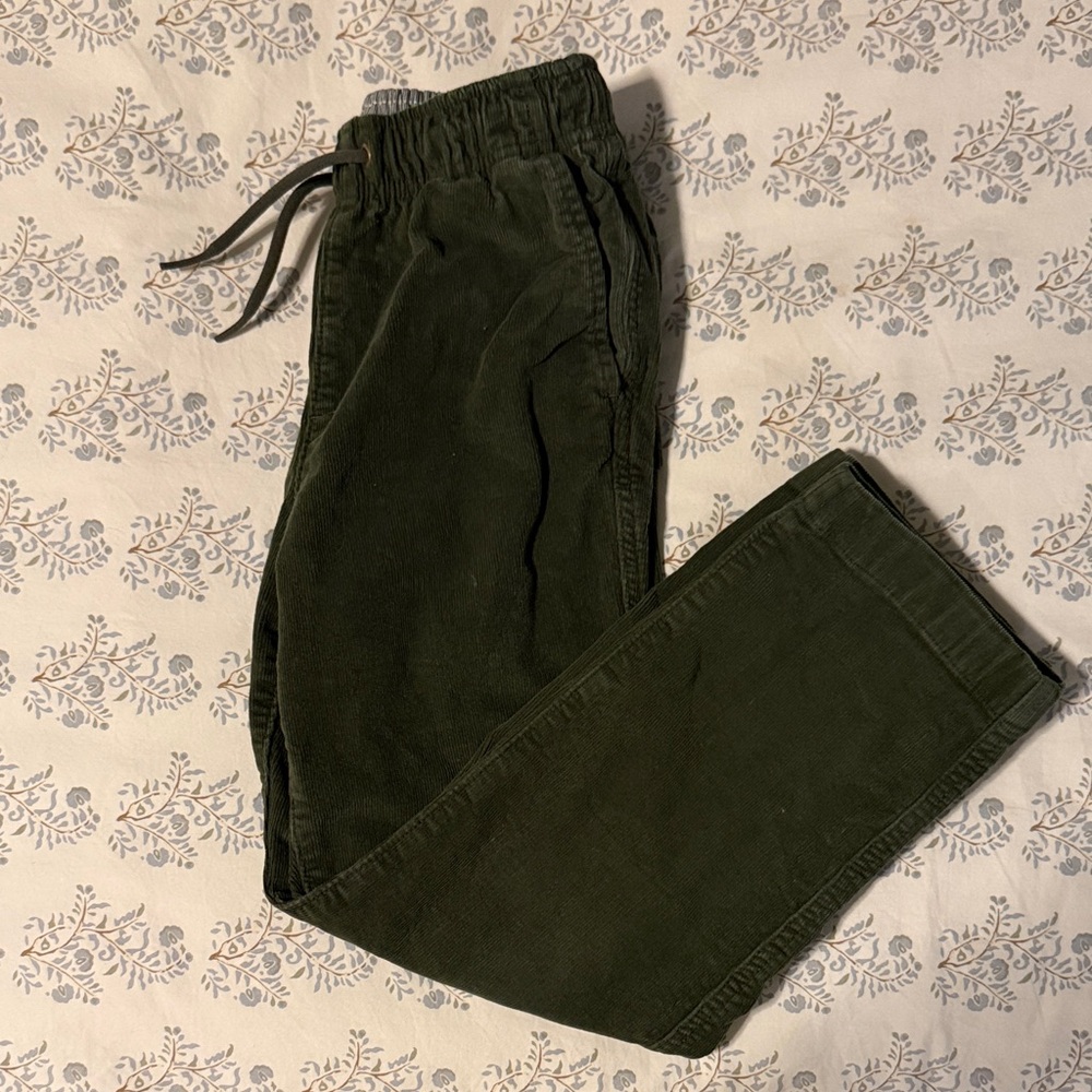 Olive Green Boy’s Corduroy Pants